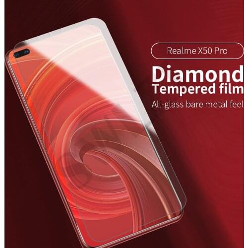 Phone screen protector for Realme 8 5G 7 7i 6 6i 6S 5 5i 5S tempered glass Realme X50 Pro X50m protective film Glass smartphone