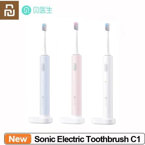 Youpin Doctor B Sonic Electric Toothbrush C1 IPX7 Waterproof Rechargeable Ultrasonic Whiten Deep Clean Tooth Brush