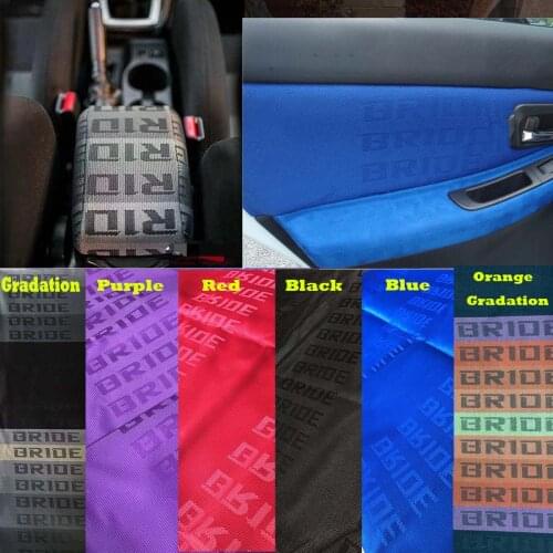 1m All Color JDM Bride Interior Racing Car Seats Cover Fabric Cloth Material Kit