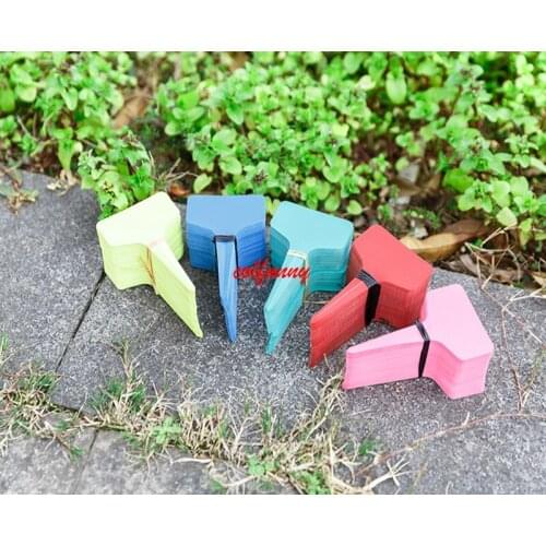 2000Pcs/lot 6x10cm Plastic Plant T-type Tags Markers Nursery Garden Decoration Tags for Plants Garden Supplies F060102