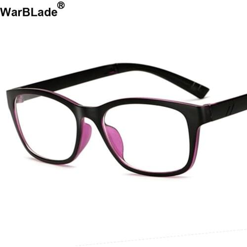 2020 Fashion Womens Clear Lens Black Square Eye Glasses Eyeglasses Frame For Men Masculino Glass Transparent