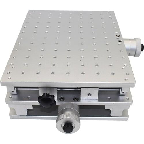 300x220x90MM 2 Axis Moving Table Portable Cabinet Case Welding XY Table For Laser Marking Engraving Machine Optical Experiment