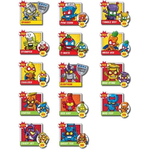 44 Pcs/set Superzings Stickers No Repeat All Characters Super Zings Series 2 3 4 Birthday Party Decoration Kids Christmas Gift