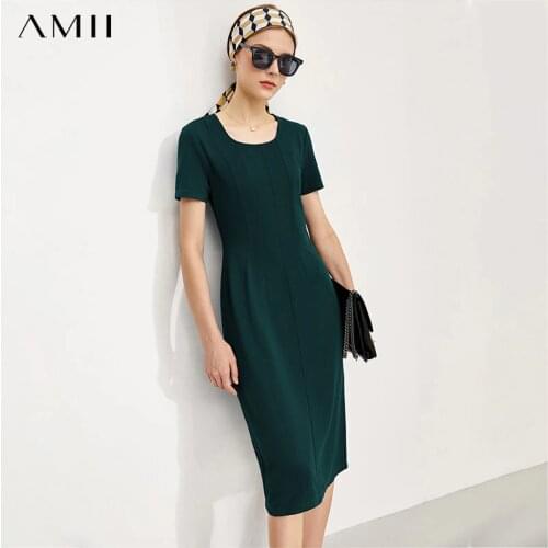 Летние платья с разрезом Amii China At AliExpress