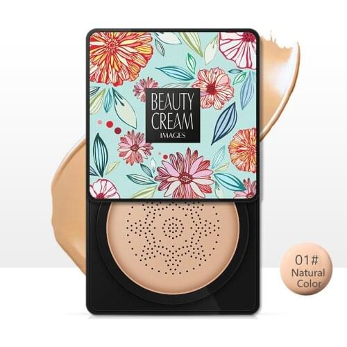 CC Cream Concealer Whitening Makeup Cosmetic Waterproof Brighten Face Base Tone BB Air Cushion Foundation Mushroom Head