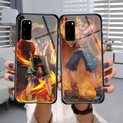 Abstract flowers Phone Case Tempered Glass For Samsung S7 S8 S9 S10E S20 21 30 Plus ultra Note 8 9 10 Plus A7 2018