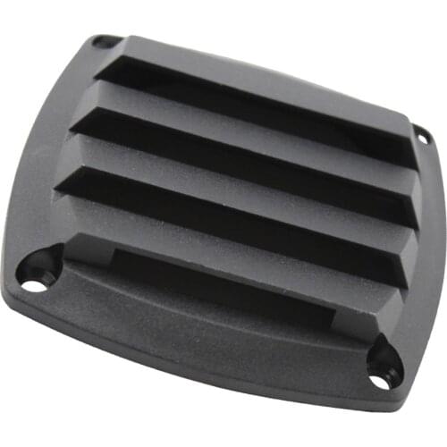 4x 3 Inch Black Plastic Louvered Vents Boat Air Vent Grill Cover