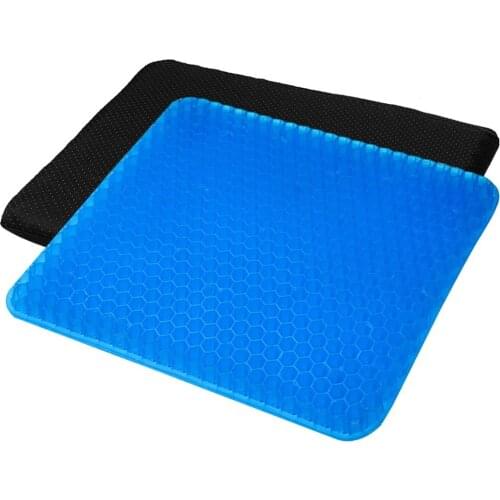 Honeycomb Pad Breathable Cushion Gel Cushion For Seat Double-layer Wear-Resistant cooling Car Seat Cover Non-Slip For Office