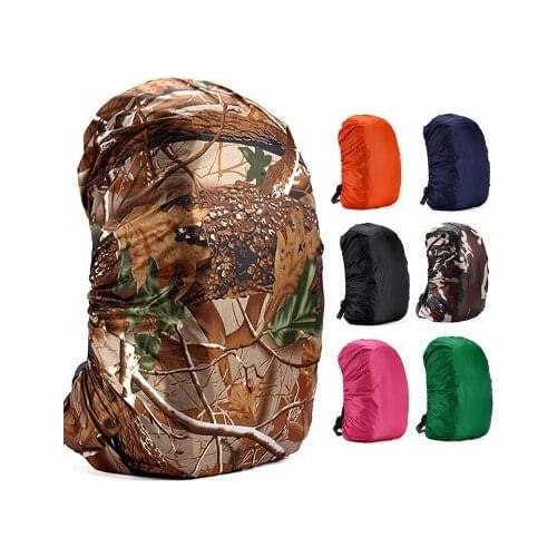 Hot Sale Raincover Backpack 35L Waterproof Bag Camo Tactical Outdoor Camping Hiking Climbing Dust Rain cover New 2019