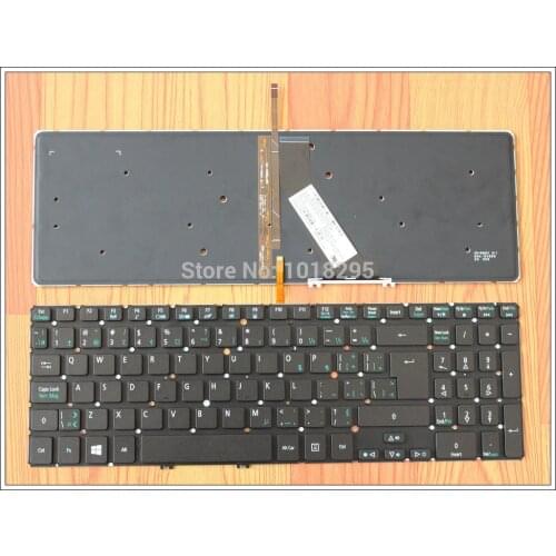 Keyboard for Acer Aspire V5 V5-531 V5-531G V5-551 V5-551G V5-571 V5-571G V5-571P V5-571PG V5-531P Backlit keyboard Fr.Canadian