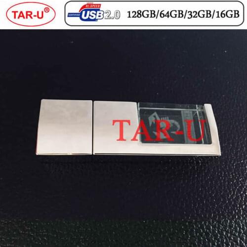 Creative brand Car logo 64GB 32GB 16GB Crystal USB flash drive high speed capacity flash pen drive car logo USB stick