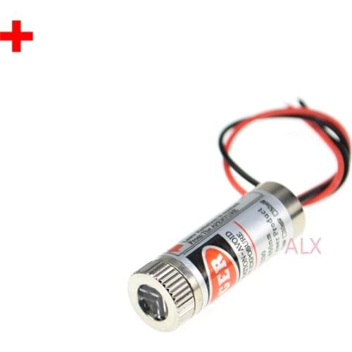 650NM 5MW red Cross line laser module focus adjustable Laser Head 5V Industrial Grade P0.05 LASER diode