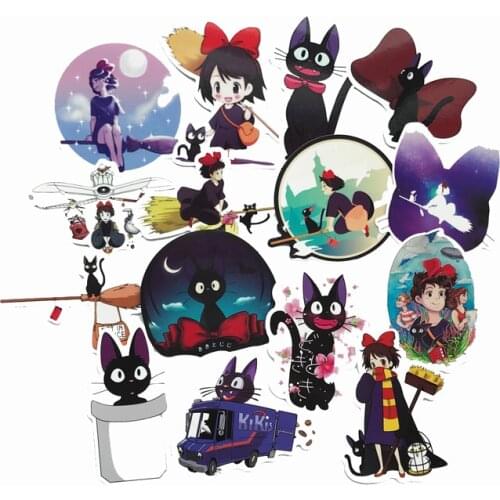 15Pcs 2021 siren No Face Man Spirited Away Stickers Decal For for Snowboard Laptop Luggage Car Fridge Car- Styling Sticker