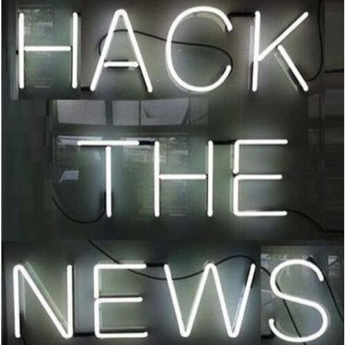 Neon Sign For Hack the News Arcade Neon Sign Acrylic light Window Advertise Custom Logo Decorate Display Impact Attract light