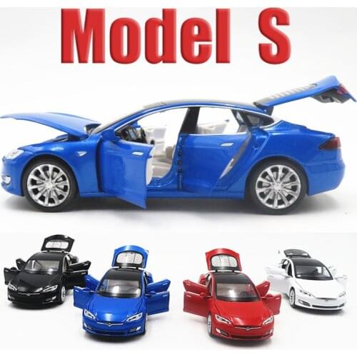 New Tesla MODEL S 1:32 Alloy Car Model Diecasts & Toy Vehicles Toy Cars Tesla Model X Kid Toys For Children Gifts Boy Toys
