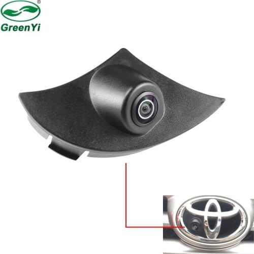New 170 Degree Fisheye Lens CCD Front View Forward Logo Camera For Toyota Android DVD Car Parking Monitor