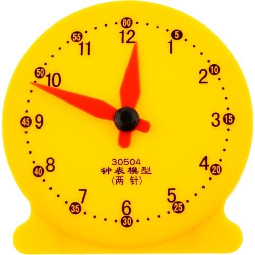 Baby Children Teaching Tool Clock Model Learning To Tell Time Educational Toys Clock School Supplies