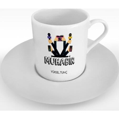 Personalized Professional Reporter Turkish coffee Cup