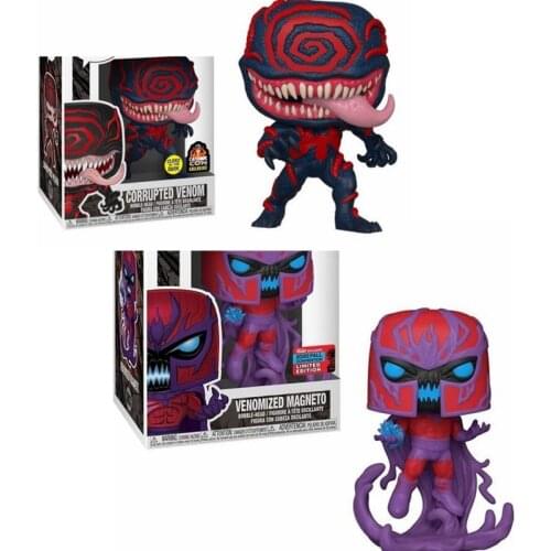 POP Venom Series Venomized Magneto #683 Corrupted #517 Limited Action Figure Model Toys For Children Birthday Gift