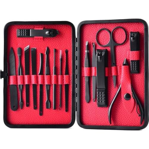 Professional Nail Clipper Kit Manicure Set Nail Care Set Nail Cutter Pedicure Blackhead Blemish Eyelash Makeup Facial Care Tool