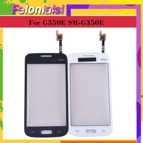 10pcs/lot For Samsung Galaxy DUOS star advance G350E SM-G350E Touch Screen Digitizer Sensor Outer Glass Lens Panel Replacement