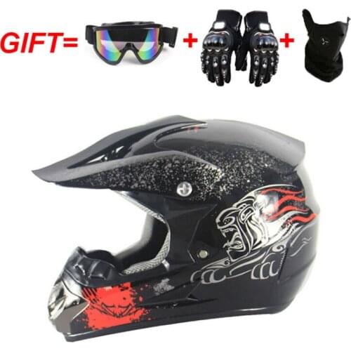 Super-Cool Motorcycle Off-road Helmet ATV Dirt Bike Helmet MTB Downhill Full Face Helmet Free 3 gifts&a lot of Design capacetes