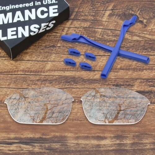 ToughAsNails Resist Seawater Corrosion Replacement Lenses and Rubber Kit for Oakley Half Jacket 2.0 Sunglasses