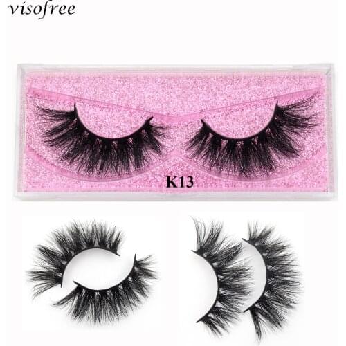 Visofree Eyelashes Mink Eyelashes Fluttery Soft Lashes Faux Cils Makeup Maquiagem 3D Mink Lashes Cruelty Free False Eyelashes