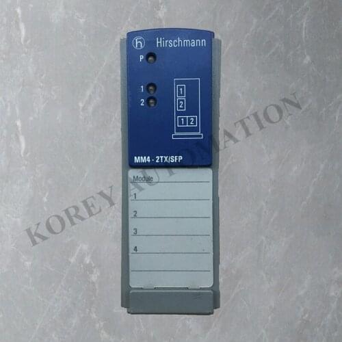 HIRSCHMANN INSWITCH MODULE MM4-2TX/SFP USED GOOD IN CONDITION