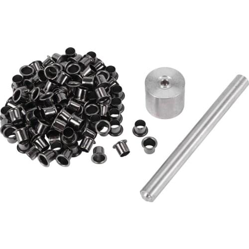 1Set Tools+100Pcs Rivets Nail Installation Tools with Silver Brass Nails