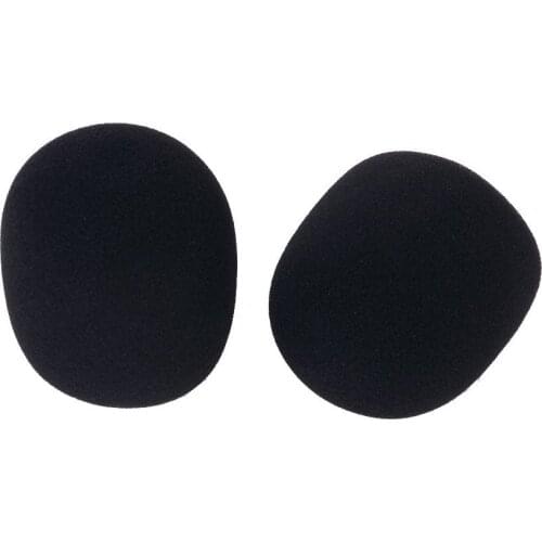 2 pcs Studio Microphone Mic Foam Protective Cover Black
