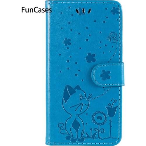 Cat And Bee Cases Girly Cover For armor Samsung A310 Fundas Floral Aksesuar Galaxy cellular A3 2016 PU Leather Flip Wallet Bag