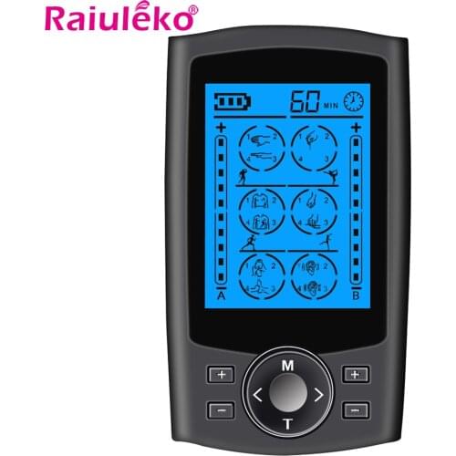 Electric Tens Muscle Stimulator Ems Acupuncture Body Massage Digital Therapy Machine Electric Pulse Massager Electrostimulator