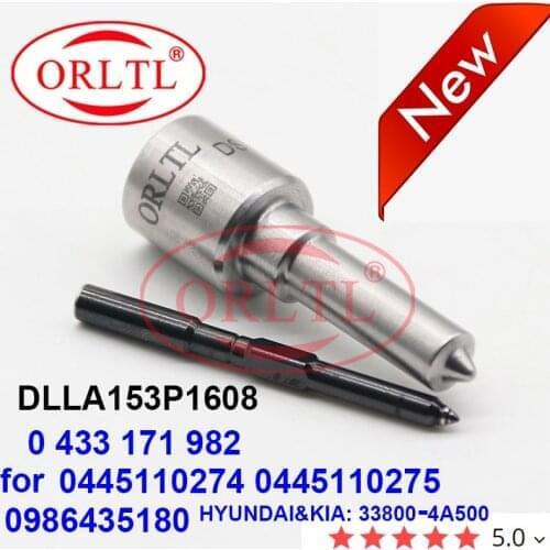 ORLTL Diesel Fuel Injector Nozzle DLLA153P1608 0 433 171 982 for HYUNDAI&KIA 0445110274 0445110275 33800-4A500 338004A500