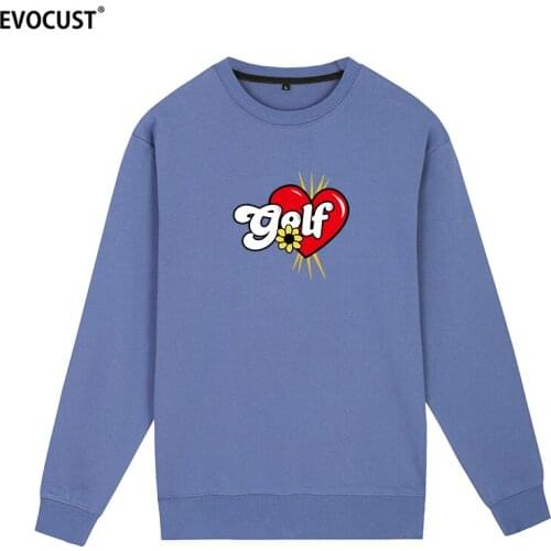 Golf Wang love heart Tyler The Creator hip hop rapper music Sweatshirts Hoodies men women Skate unisex Combed Cotton