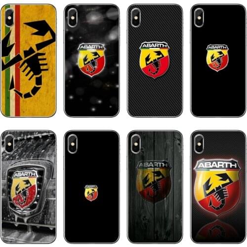 Italy Sports car abarths Accessories phone Case For Huawei P30 P20 Pro P10 P9 P8 Lite Y5 Y6 Y7 Y9 P Smart Plus 2018 2019
