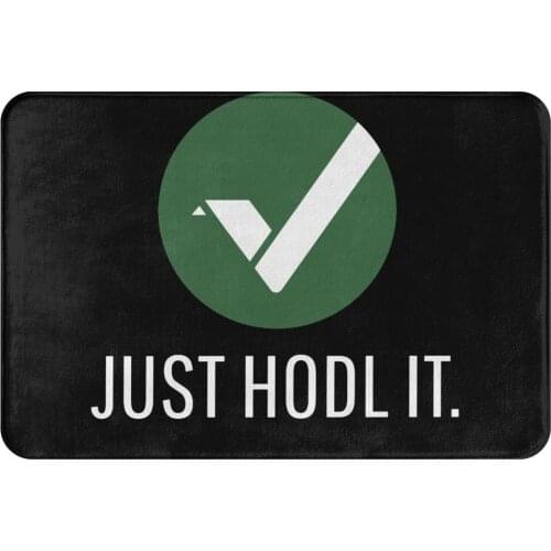 Vertcoin Crypto Miners Non-slip Doormat Just Hodl It Living Room Kitchen Mat Welcome Carpet Indoor Pattern Decor