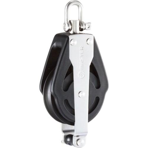 Marine Boat Sailboat Dinghy 76mm 3 Inch Deluxe Single Swivel Shackle Heavy-Duty Becket Block Small Boat Block Master SPB-7602F
