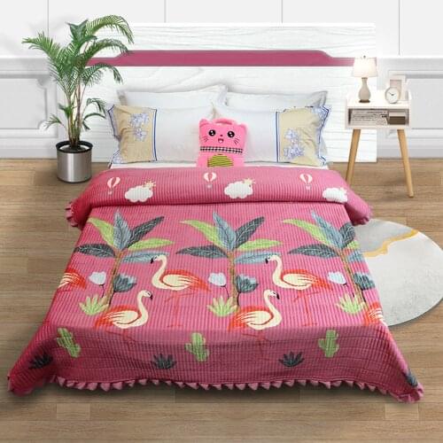Microfiber Bed Cover Soft and Comfortable Queen Size Flat Sheet Wash