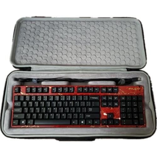 New Waterproof Storage Protection Hard Case Box for FILCO 104 Keys Ninja Sacred Hand II keyboard