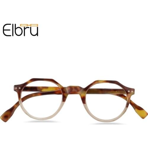 Elbru Fashion Anti Blue Light Reading Glasses Women Men Leopard Printed Frame Clear Lens Presbyopia Eyeglasses Diopters +1.0 3.5