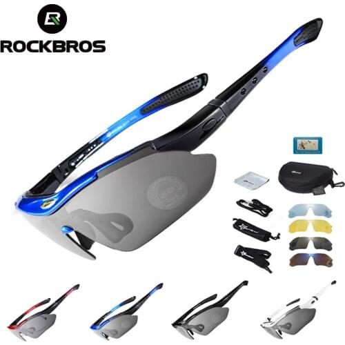 ROCKBROS Man Cycling Glasses Women Sunglasses Polarized Anti-Glare Sport Eyewear Bicycle Goggles Male Road Mountain Bike Glasses