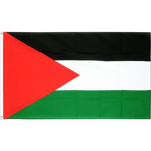 Palestine Flag One Piece 150x90cm Hanging Palestinian National Flags Polyester Indoor/Outdoor For Decoration