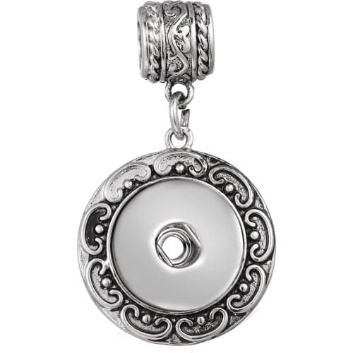 Interchangeable DIY 18/20mm Ginger Snaps Jewelry Metal Snap Button Pendants Free Shipping