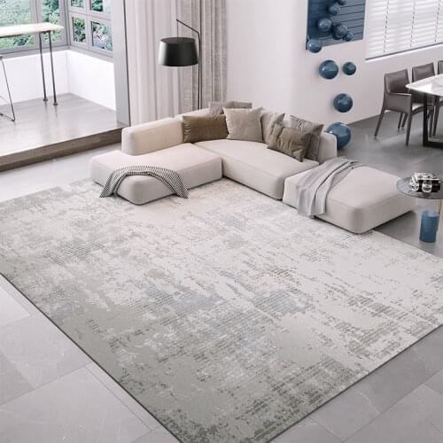 Modern Soft Nordic Carpet For Living Room Non-slip Thick Carpet For Bedroom Parlor Sofa Coffee Table Floor Mat Nordic Grey Rug