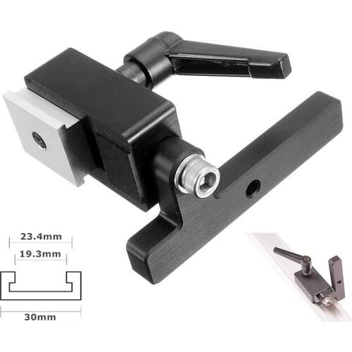 MYTEC T-Slot Miter Track Stop T-track For Carpenter Manual DIY Gadget Woodworking Hand Tools