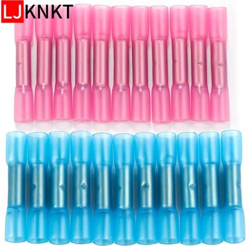 500/400/300/200/100 Heat Shrink Butt Connectors Cable Crimp Terminals Connector Waterproof Fully Insulated
