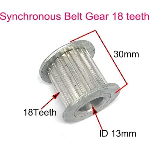 WEDM Synchronous Belt Gear Teeth 18 OD30mm for WEDM Wire Cutting Machine