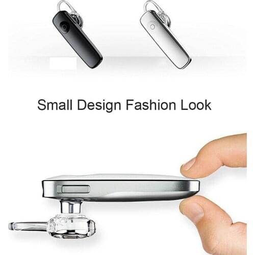 1PC 4.1 Bass Stereo Headset New M165 Bluetooth Wireless Earphone Hands-free Earloop Earbuds Sports Music Earpieces