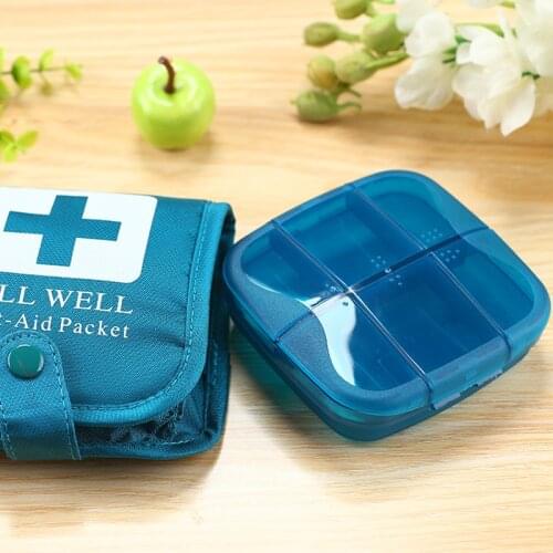 7 grids medicine box First Aid kit Medical Box Storage Medicine Package Emergency Survival Pill Case 7 Grid Pill Organizer